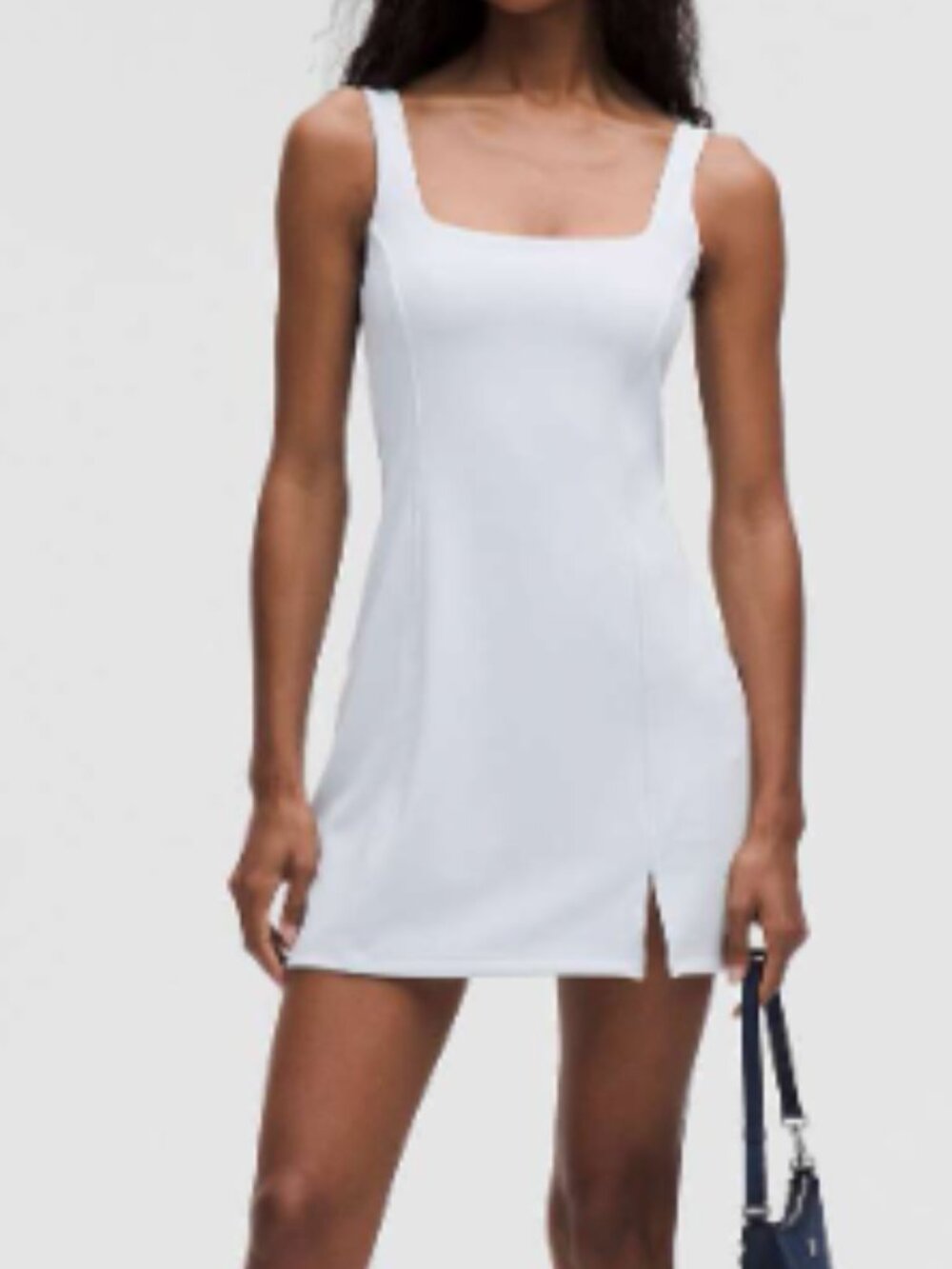 Lululemon Wunder Under SmoothCover Dress A/B Cup | Starch Blue | Size 12
